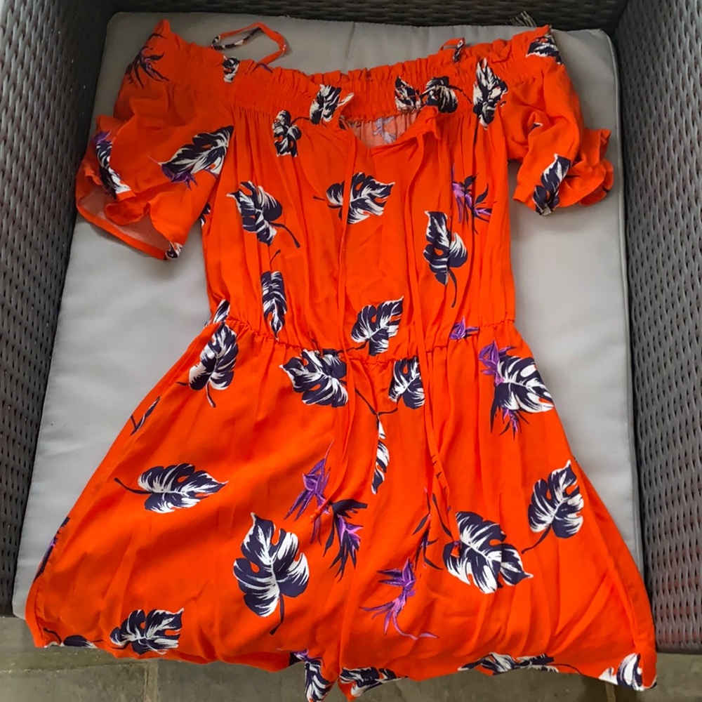 Orange romper